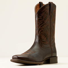 Sport Herdsman Cowboy Boot Men - BURNISHED CHOCOLATE