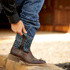 Sport Big Country Wide Square Toe Cowboy Boot Men - TORTUGA