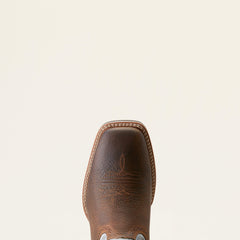 Sport Western Wide Square Toe Cowboy Boot Men - EARTH/GLACIER BLUE
