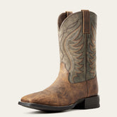 Amos Cowboy Boot Men - SORREL CRUNCH/ARMY GREEN