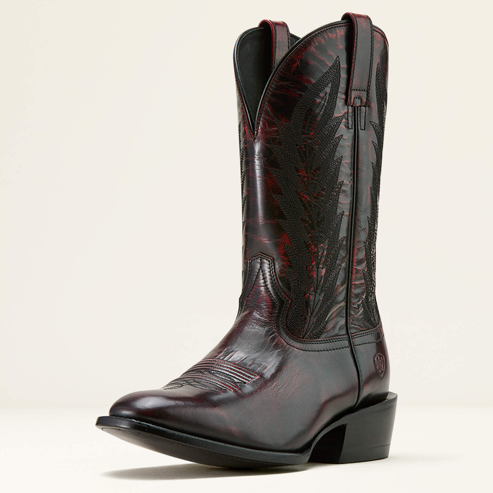 Willie Western Boot Men - BLACK CHERRY