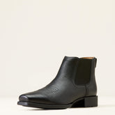 Booker Ultra Square Toe Western Boot Men - BLACK DEERTAN