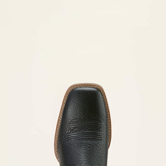 Sport Antlers Cowboy Boot Men - BLACK ADOBE/FOUR LEAF CLOVER