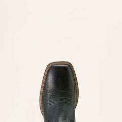 Captivate Wide Square Toe Cowboy Boot Men - BLACK OUT/SUPPLE BLACK