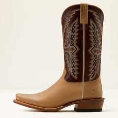 Futurity Showman Cowboy Boot Men - FLAXEN TAN/ENDURING CHOCOLATE