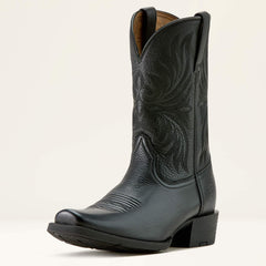 Sport Narrow Cutter Toe Cowboy Boot Men - BLACK DEERTAN