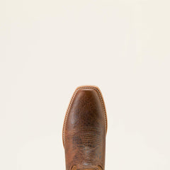 Stadtler Narrow Cutter Toe Cowboy Boot Men - ADOBE CLAY/FOOTHILL BROWN ROUGHOUT