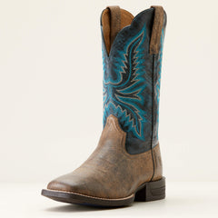 Brush Creek Cowboy Boot Men - STONE/ROYAL NAVY