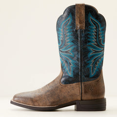 Brush Creek Cowboy Boot Men - STONE/ROYAL NAVY