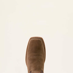 Circuit Gritty Wide Square Toe Cowboy Boot Men - RANCH BROWN SUEDE/HICKORY SMOKE