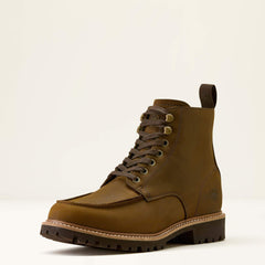 Split Rock Moc Toe Western Boot Men - DISTRESSED DARK WHEAT