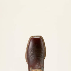 Ryden Ultra Wide Square Toe Cowboy Boot Men - TEXTURED OAK/SUNKISSED SKIES