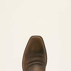 Hybrid Roughstock Antler Cowboy Boot Men - WILD TAUPE/ESPRESSO