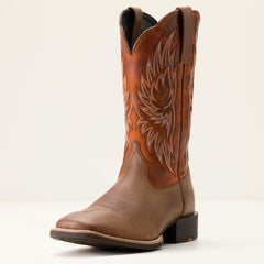 Sport Rider Cowboy Boot Men - VINTAGE OAK/RUSTIC ORANGE
