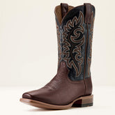 Highbluff Square Toe Cowboy Boot Men - HICKORY SMOKE/BAYOU BLACK