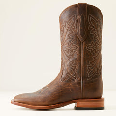 Bench Made Bassett Cowboy Boot Men - EARTH BROWN BISON