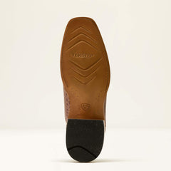 Futurity Finalist Narrow Cutter Toe Cowboy Boot Men - NATURAL CAIMAN BELLY/ADOBE CLAY