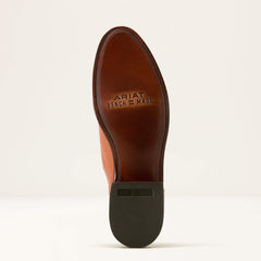 Bench Made Reed Western Boot Men - AGED COGNAC
