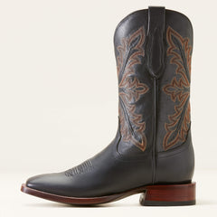 Bench Made Bassett Cowboy Boot Men - COOL BLACK BISON
