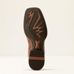 Slingshot Cowboy Boot Men - DARK TAN/EASY GREEN