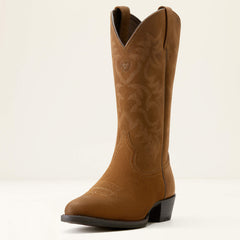 Heritage R Toe Western Boot Men - DIJON SUEDE