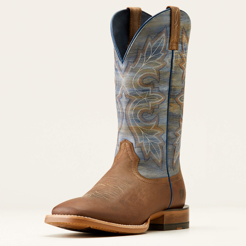 Standout Cowboy Boot Men - LOCO BROWN/CLOUD BLUE