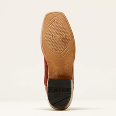 Futurity Time Cowboy Boot Men - MAHOGANY ROUGHOUT/BLACK