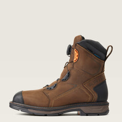 WorkHog XT 8" BOA Waterproof Carbon Toe Work Boot Men - CHOCOLATE BROWN