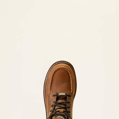 Rebar Lift 6" Waterproof Work Boot Men - DISTRESSED BROWN