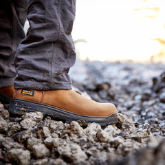 Turbo Chelsea Waterproof Carbon Toe Work Boot Men - AGED BARK
