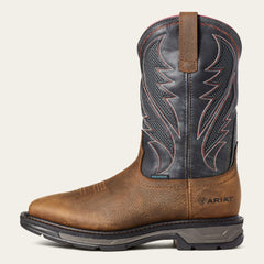 WorkHog XT VentTEK Waterproof Work Boot Men - RYE BROWN