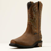 Ironside Square Toe Steel Toe Work Boot Men - RYE BROWN/TAN