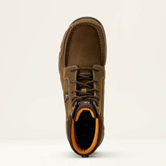 Edge Chukka 6" Metguard Composite Toe Work Boot Men - DARK BROWN