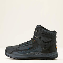 Outpace Shift 6" Waterproof Composite Toe Work Boot Men - BLACK/DARK GREY