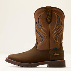 Activator VentTEK Waterproof Steel Toe Work Boot Men - DARK BROWN/WICKER
