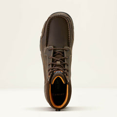 Edge Chukka 6" Waterproof Composite Toe Work Boot Men - DARK BROWN