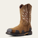 OverDrive Wide Square Toe Composite Toe Work Boot Men - ALAMO BROWN
