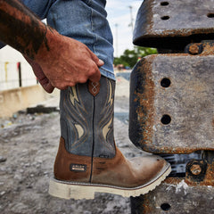 Activator VentTEK Steel Toe Work Boot Men - ALAMO BROWN/STONE GREY