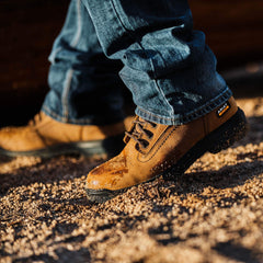 Turbo 6" Waterproof Work Boot Men - AGED BARK