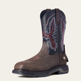 WorkHog XT EZ Zip Carbon Toe Work Boot Men - BRUIN BROWN