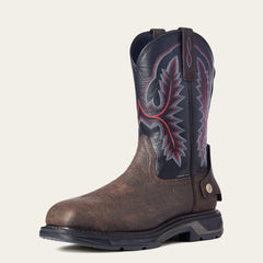 WorkHog XT EZ Zip Carbon Toe Work Boot Men - BRUIN BROWN