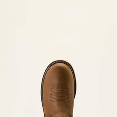 Activator Argo Waterproof Round Toe Work Boot Men - DISTRESSED BROWN