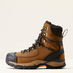 Endeavor 8" Waterproof Insulated Carbon Toe Work Boot Men - DUSTED BROWN