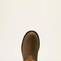 Longview Shock Shield MetGuard Waterproof Composite Toe Work Boot Men - OILY DISTRESSED BROWN