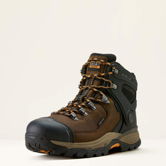Endeavor 6" Waterproof Carbon Toe Work Boot Men - RICH BROWN