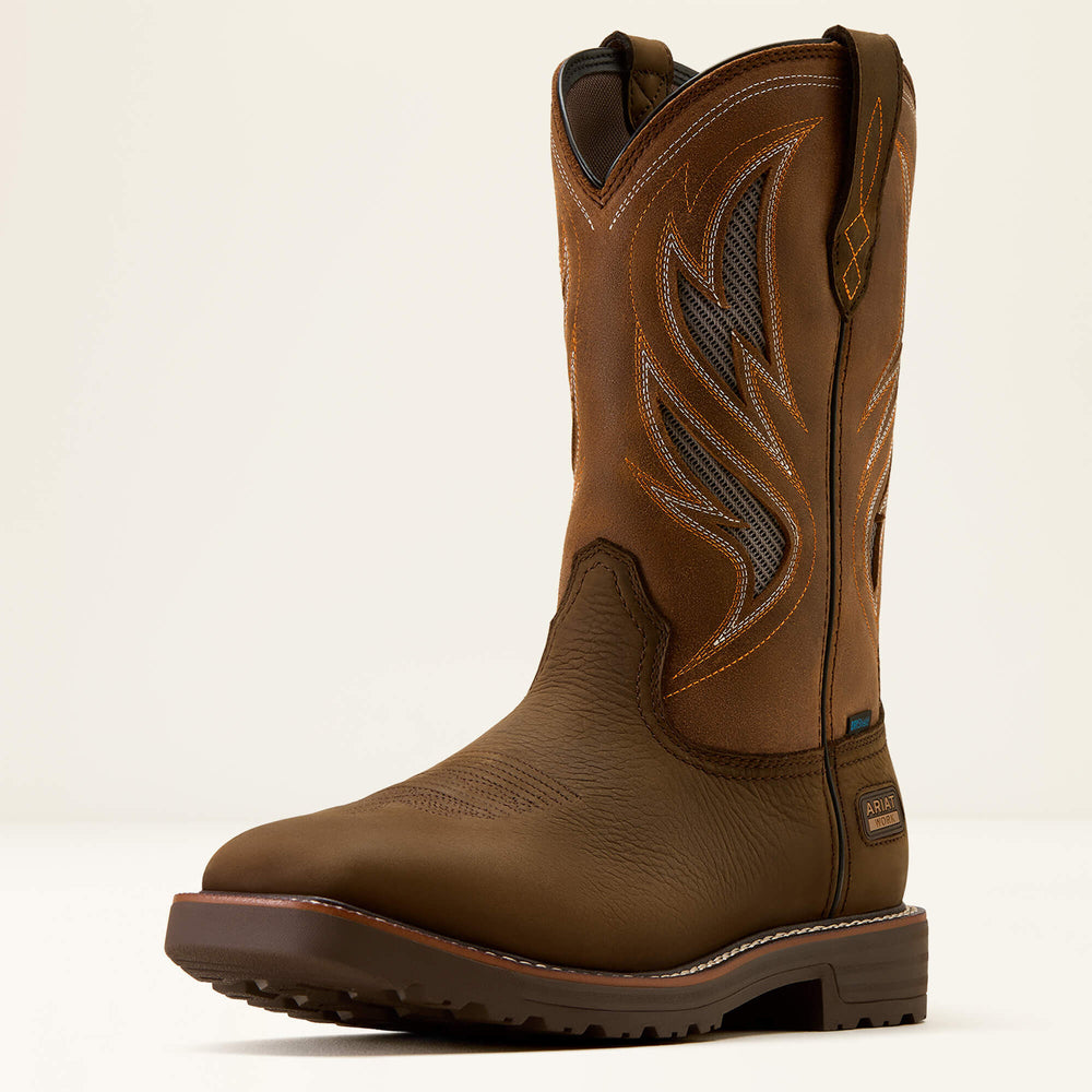 Activator VentTEK Waterproof Work Boot Men - DARK BROWN/WICKER