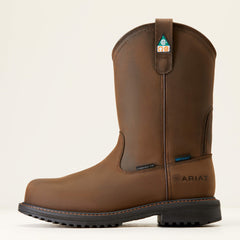 RigTEK Waterproof Composite Toe Work Boot Men - OILY DISTRESSED BROWN