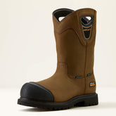 Longview Shock Shield Waterproof Composite Toe Work Boot Men - RYE BROWN