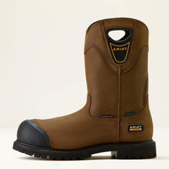 Longview Shock Shield Waterproof Composite Toe Work Boot Men - RYE BROWN