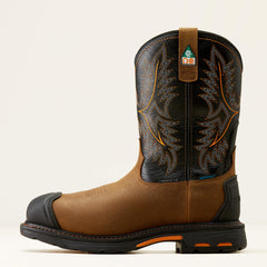 WorkHog CSA XTR Waterproof Composite Toe Work Boot Men - RYE BROWN/BLACK